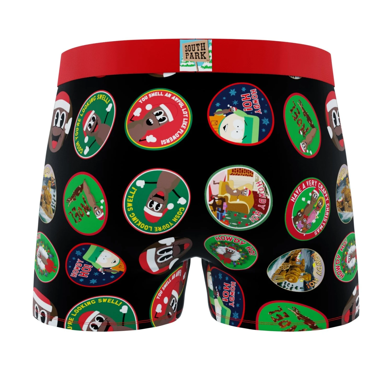 CRAZYBOXER South Park Mr Hankey Badges Men's Boxer Briefs 4 CRAZYBOXER South Park Mr Hankey Badges Men's Boxer Briefs - Image 2