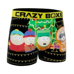CRAZYBOXER South Park Kenny Christmas Light Men's Boxer Briefs -Crazyboxer Sales Store CBSOU0102TREE 3