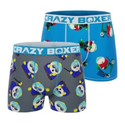 CRAZYBOXER South Park Cartman Men's Boxer Briefs (2 Pack)