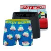 CRAZYBOXER South Park Butter + Cartman Men's Boxer Briefs (3 Pack)