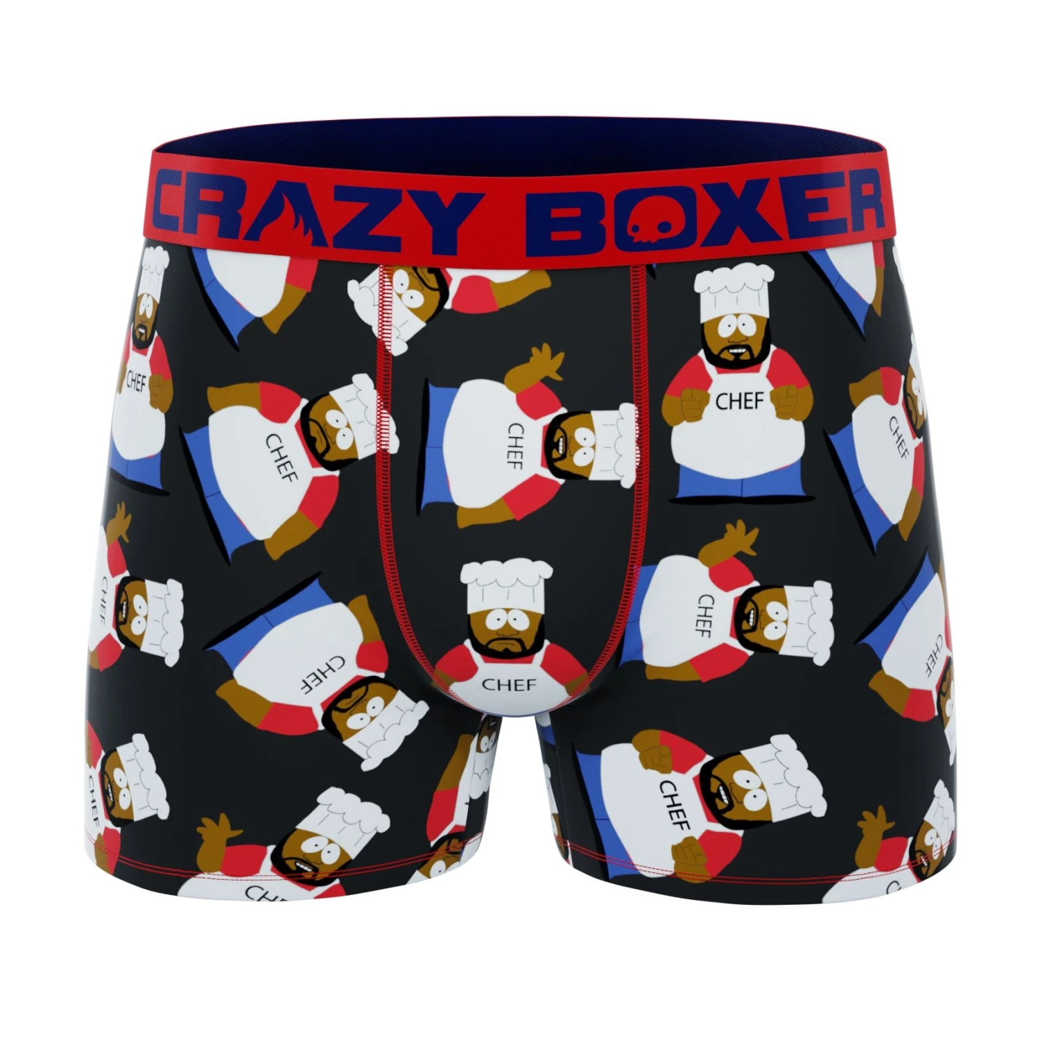 CRAZYBOXER South Park Chef + Cartman Pirate Men's Boxer Briefs (3 Pack) 4 CRAZYBOXER South Park Chef + Cartman Pirate Men's Boxer Briefs (3 Pack) - Image 2