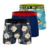 CRAZYBOXER South Park Tropical + Cartman Ripped Men's Boxer Briefs (3 Pack) -Crazyboxer Sales Store CBSOU0102X3C4 1