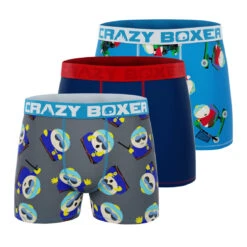 CRAZYBOXER South Park Cartman Men's Boxer Briefs (3 Pack)