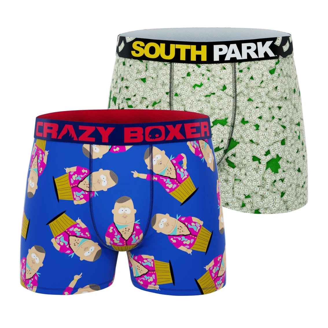 CRAZYBOXER South Park Big Gay Al Cash Men's Boxer Briefs (2 Pack) 3 CRAZYBOXER South Park Big Gay Al Cash Men's Boxer Briefs (2 Pack)