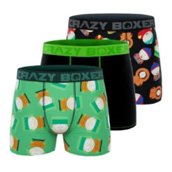 CRAZYBOXER South Park Classic Keny Men's Boxer Briefs (3 Pack)