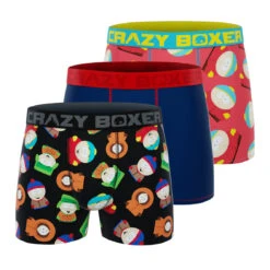 CRAZYBOXER South Park Classic Cartman Men's Boxer Briefs (3 Pack)