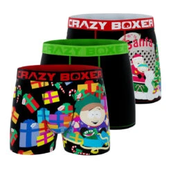 CRAZYBOXER South Park Xmas Men's Boxer Briefs (3 Pack)