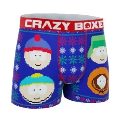 CRAZYBOXER South Park Family Men's Boxer Briefs 8 CRAZYBOXER South Park Family Men's Boxer Briefs -Crazyboxer Sales Store CBSOU0105BLUE 3