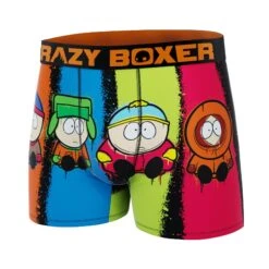 CRAZYBOXER South Park Colorful Characters Men's Boxer Briefs (Creative Packaging) -Crazyboxer Sales Store CBSOU0105GRAFN 4