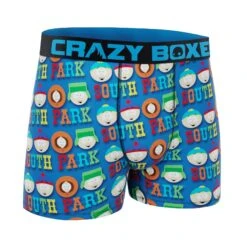CRAZYBOXER South Park Faces Men's Boxer Briefs -Crazyboxer Sales Store CBSOU0105GRU2 3