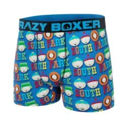 CRAZYBOXER South Park Faces Men's Boxer Briefs -Crazyboxer Sales Store CBSOU0105GRU2 4