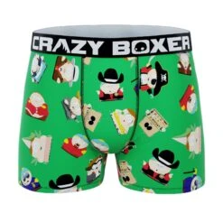 CRAZYBOXER South Park Faces Men's Boxer Briefs (3 Pack) -Crazyboxer Sales Store CBSOU0105X3A10 1