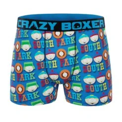 CRAZYBOXER South Park Faces Men's Boxer Briefs (3 Pack) -Crazyboxer Sales Store CBSOU0105X3A10 5