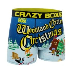 CRAZYBOXER South Park Woodland Critter Men's Boxer Briefs -Crazyboxer Sales Store CBSOU01CRIT 3