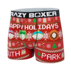 CRAZYBOXER South Park Happy Holidays Men's Boxer Briefs -Crazyboxer Sales Store CBSOU01HAPP 4