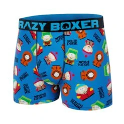 CRAZYBOXER South Park School Break Men's Boxer Briefs -Crazyboxer Sales Store CBSOU01PIXE 4