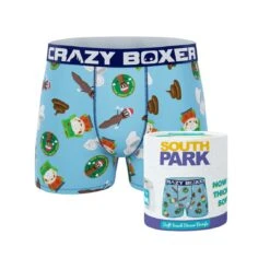 CRAZYBOXER South Park Kyle & Toilet Men's Boxer Briefs (Creative Packaging)