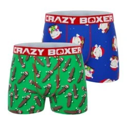 CRAZYBOXER South Park Happy Holidays Men's Boxer Briefs (2 Pack)