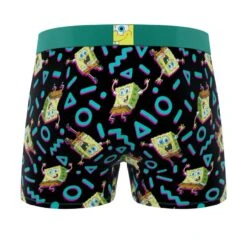 CRAZYBOXER Spongebob Burg Men's Boxer Briefs (2 Pack) -Crazyboxer Sales Store CBSPB0101X2A1 7