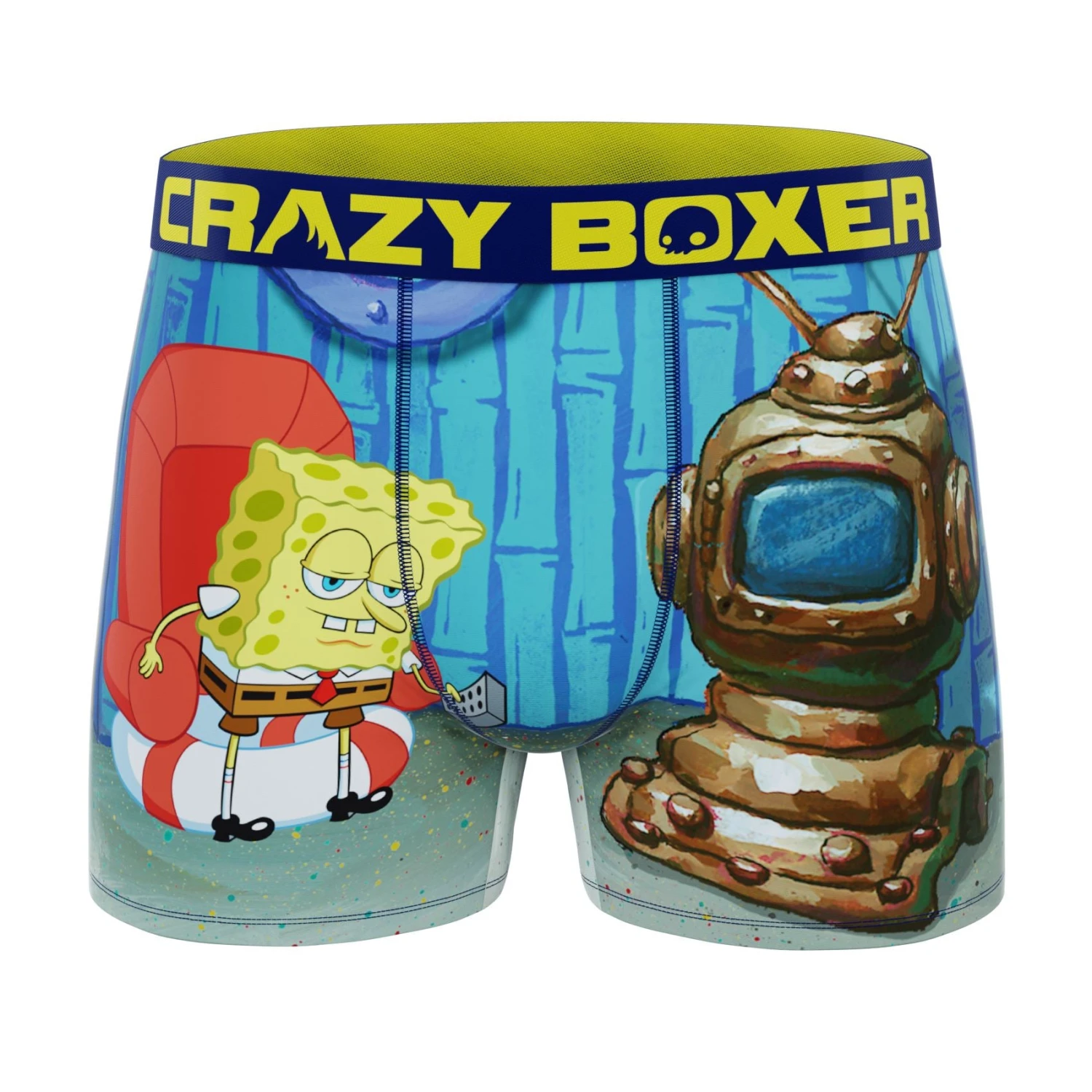 CRAZYBOXER Spongebob Aww Men's Boxer Briefs (6 Pack) 5 CRAZYBOXER Spongebob Aww Men's Boxer Briefs (6 Pack) - Image 3