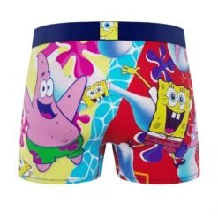 CRAZYBOXER Spongebob Tasty Patty Crazy Men's Boxer Briefs (3 Pack) 11 CRAZYBOXER Spongebob Tasty Patty Crazy Men's Boxer Briefs (3 Pack) -Crazyboxer Sales Store CBSPB0102X3C1 5