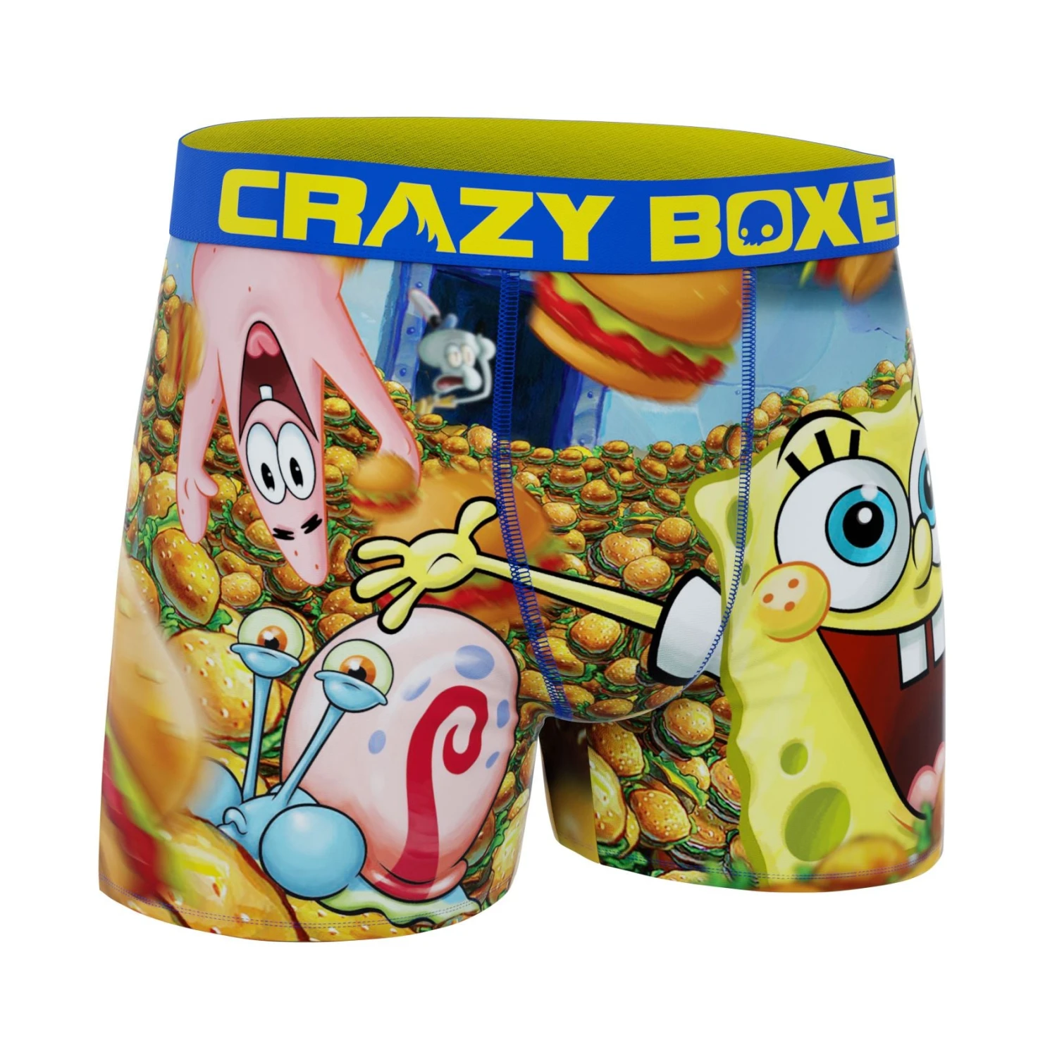 CRAZYBOXER Spongebob Burger Men's Boxer Briefs 5 CRAZYBOXER Spongebob Burger Men's Boxer Briefs - Image 3