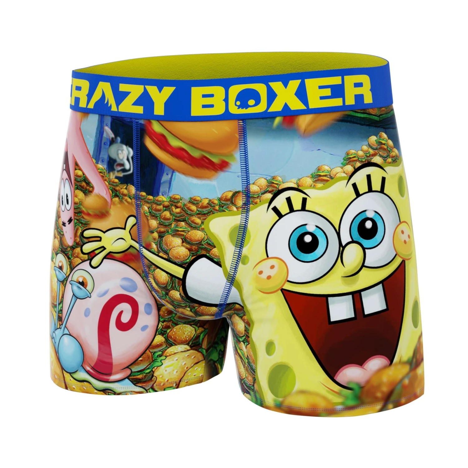 CRAZYBOXER Spongebob Burger Men's Boxer Briefs 6 CRAZYBOXER Spongebob Burger Men's Boxer Briefs - Image 4
