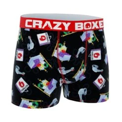 CRAZYBOXER Spongebob Leif Erikson Day Men's Boxer Briefs -Crazyboxer Sales Store CBSPB0103CALE 3