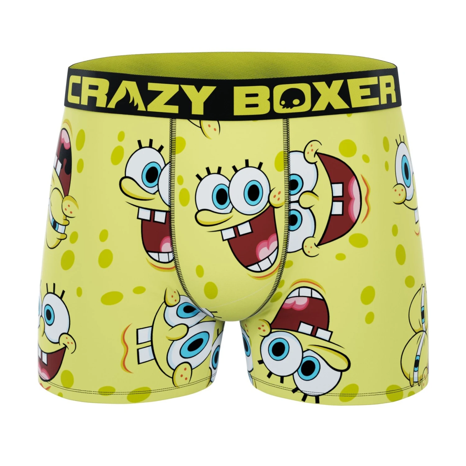 CRAZYBOXER SpongeBob Faces Box Men's Boxer Briefs (Creative Packaging) 4 CRAZYBOXER SpongeBob Faces Box Men's Boxer Briefs (Creative Packaging) - Image 2