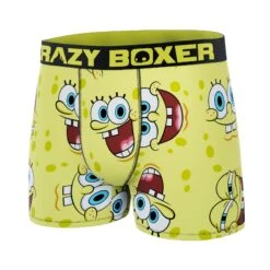 Men's Spongebob Faces Boxer Briefs -Crazyboxer Sales Store CBSPB0103FACE 4