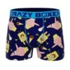 CRAZYBOXER Men's Spongebob Ice Cream Boxer Briefs -Crazyboxer Sales Store CBSPB0103GAM2 0