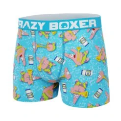 Men's Spongebob Mayo Boxer Briefs -Crazyboxer Sales Store CBSPB0103MAYO 4