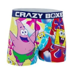 CRAZYBOXER Men's Spongebob Crazy Boxer Briefs -Crazyboxer Sales Store CBSPB0103OUFF 3