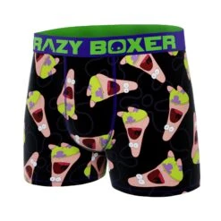 CRAZYBOXER SpongeBob Patrick Men's Boxer Briefs 9 CRAZYBOXER SpongeBob Patrick Men's Boxer Briefs -Crazyboxer Sales Store CBSPB0103PATR 4