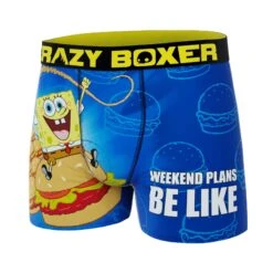 Men's Spongebob Ride Boxer Briefs 9 Men's Spongebob Ride Boxer Briefs -Crazyboxer Sales Store CBSPB0103RIDE 4