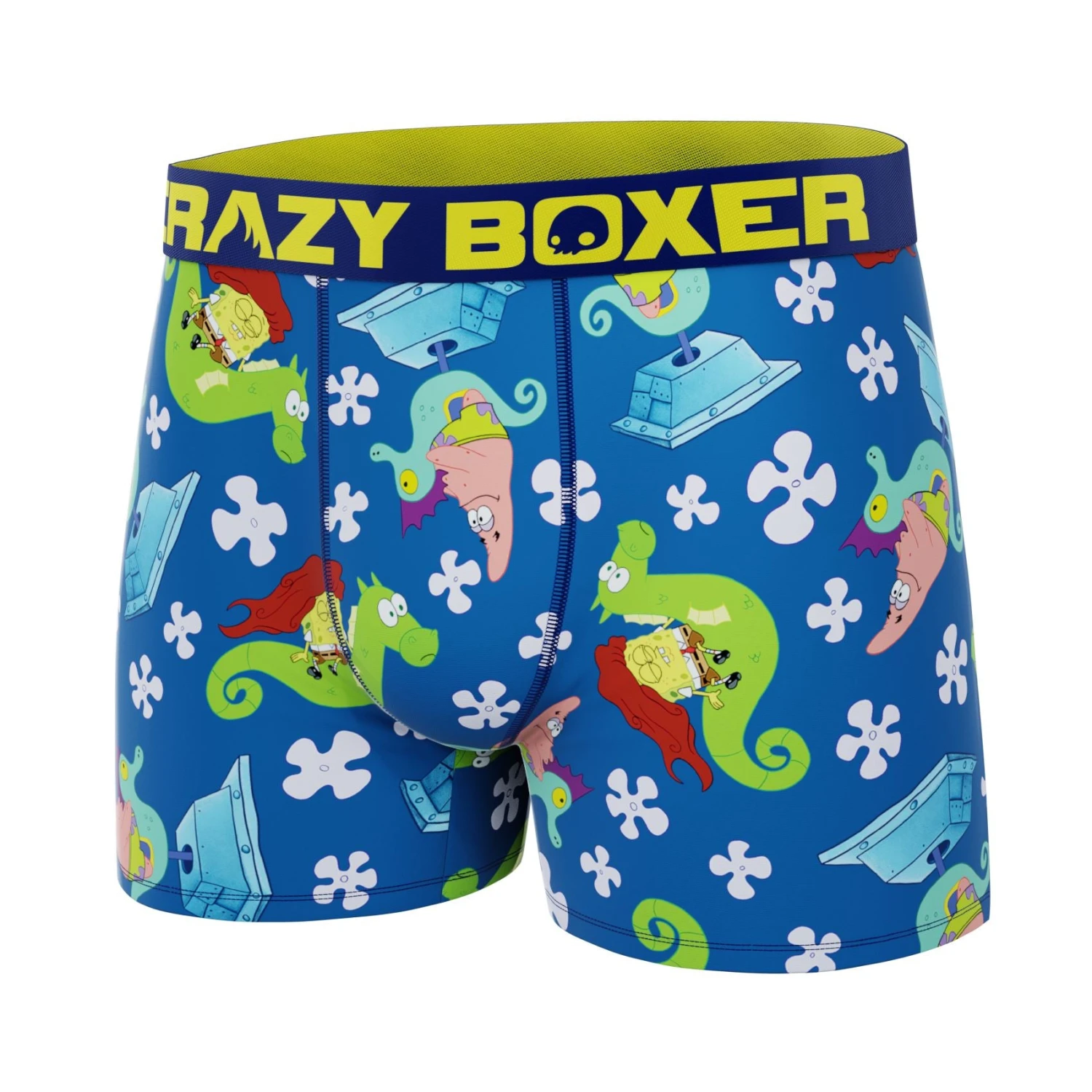 CRAZYBOXER Spongebob Seahorse Men's Boxer Briefs 6 CRAZYBOXER Spongebob Seahorse Men's Boxer Briefs - Image 4