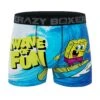 CRAZYBOXER Spongebob Surf Men's Boxer Briefs -Crazyboxer Sales Store CBSPB0103SURF 0