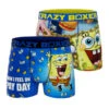CRAZYBOXER SpongeBob PayDay Men's Boxer Briefs (Pack 2) -Crazyboxer Sales Store CBSPB0103X2A11 1