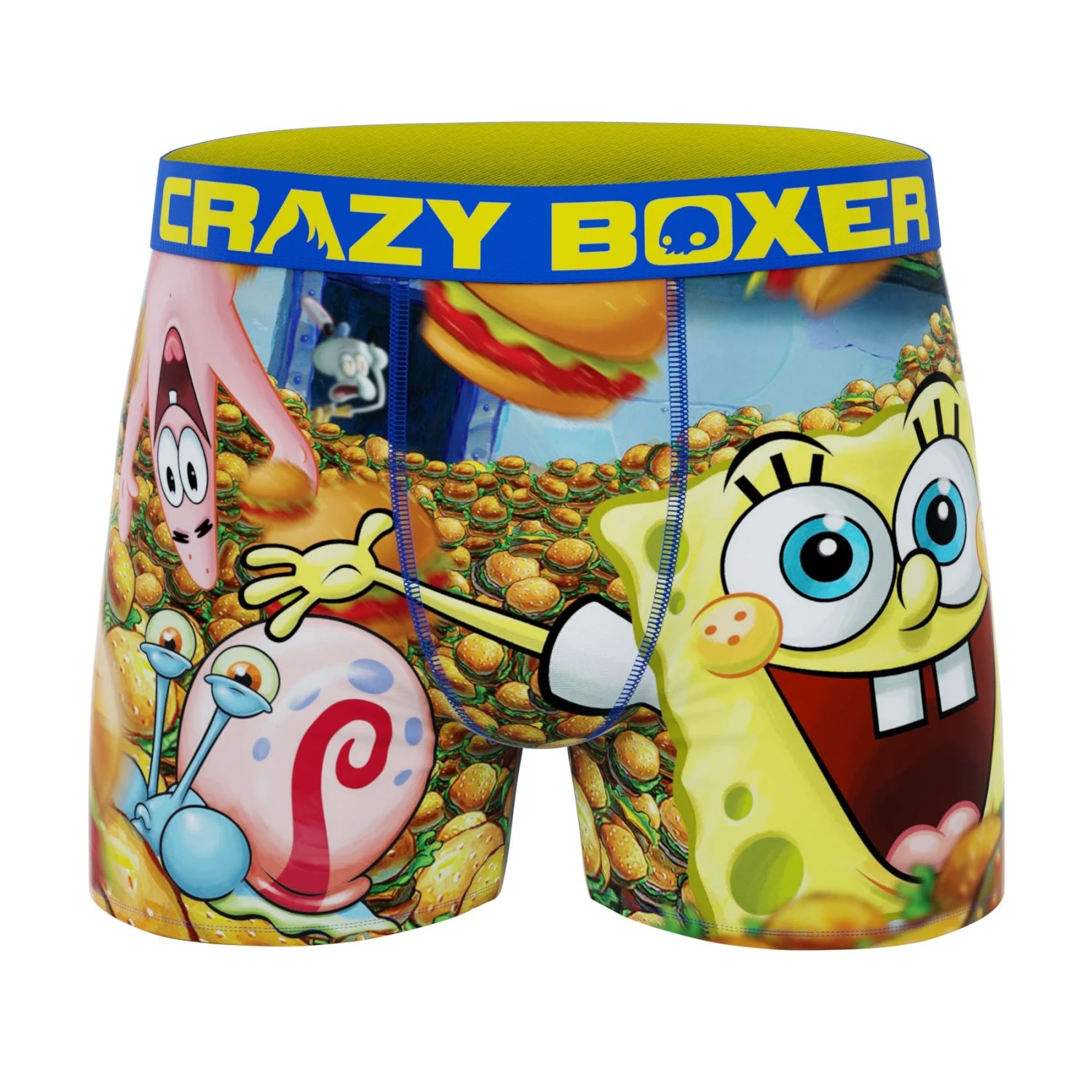 CRAZYBOXER SpongeBob PayDay Men's Boxer Briefs (Pack 2) 4 CRAZYBOXER SpongeBob PayDay Men's Boxer Briefs (Pack 2) - Image 2