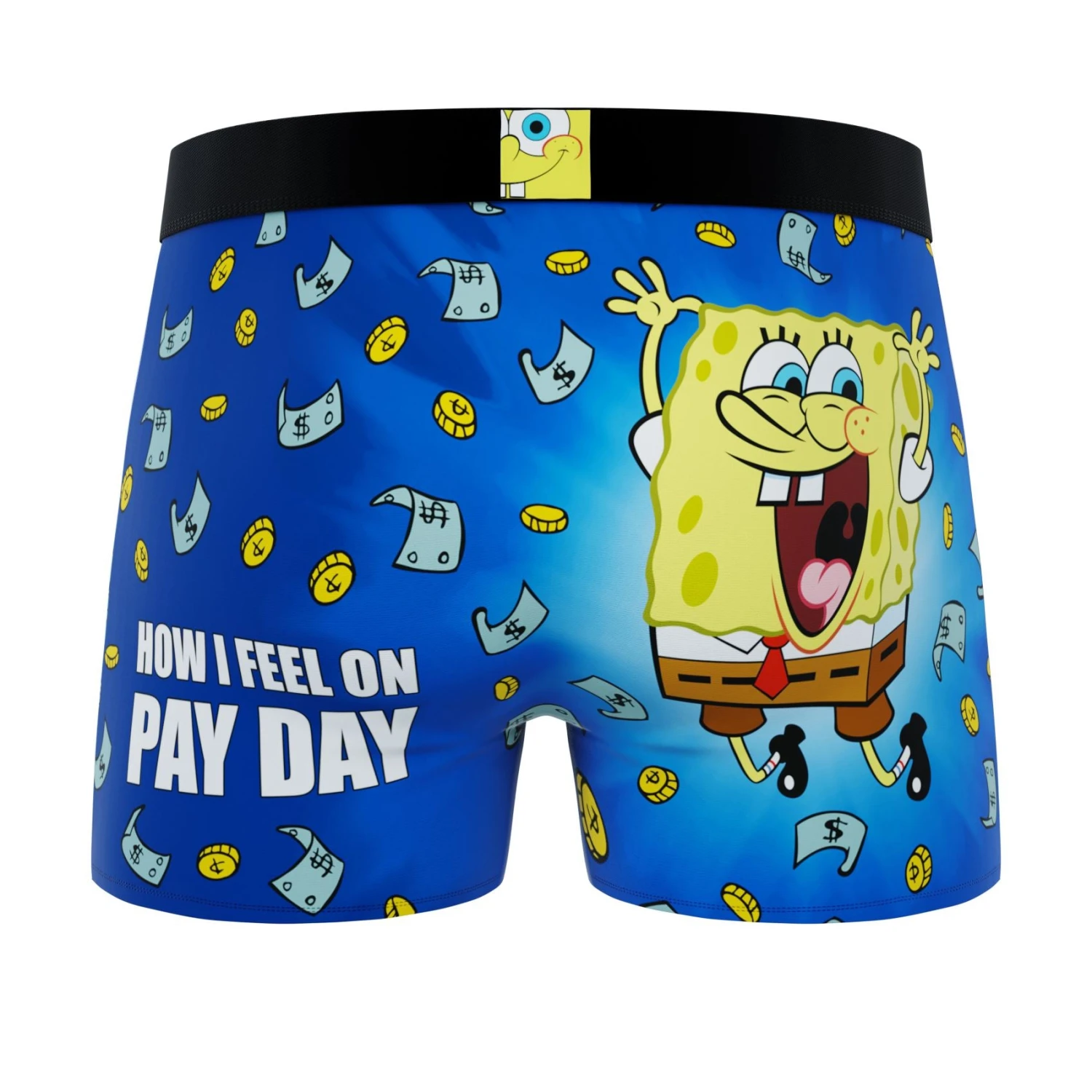 CRAZYBOXER SpongeBob PayDay Men's Boxer Briefs (Pack 2) 7 CRAZYBOXER SpongeBob PayDay Men's Boxer Briefs (Pack 2) - Image 5
