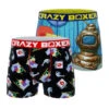 CRAZYBOXER Spongebob Leif Erikson Day Head Men's Boxer Briefs (2 Pack) -Crazyboxer Sales Store CBSPB0103X2C2 1