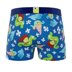 CRAZYBOXER Spongebob Seahorse Crazy Men's Boxer Briefs (2 Pack) -Crazyboxer Sales Store CBSPB0103X2C3 7