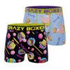CRAZYBOXER Spongebob And Patrick Men's Boxer Briefs (2 Pack) -Crazyboxer Sales Store CBSPB0103X2D2 1