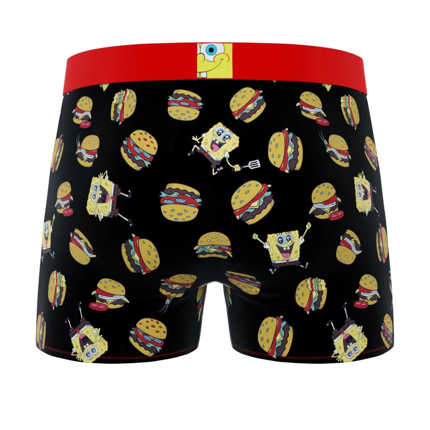 CRAZYBOXER Spongebob Food Chain Men's Boxer Briefs (3 Pack) 9 CRAZYBOXER Spongebob Food Chain Men's Boxer Briefs (3 Pack) - Image 7