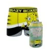 CRAZYBOXER Spongebob Dress Code Men's Boxer Briefs (Creative Packaging) -Crazyboxer Sales Store CBSPB0103YELON 0
