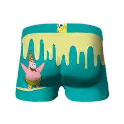 CRAZYBOXER SpongeBob Nice Ice Cream Men's Boxer Briefs (Creative Packaging) -Crazyboxer Sales Store CBSPB0104BLUEN 2