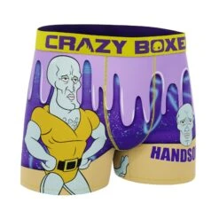 CRAZYBOXER SpongeBob Men's Boxer Briefs (Creative Packaging) -Crazyboxer Sales Store CBSPB0104CUTEN 3