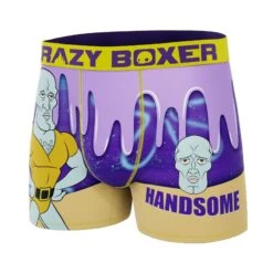 CRAZYBOXER SpongeBob Men's Boxer Briefs (Creative Packaging) -Crazyboxer Sales Store CBSPB0104CUTEN 4