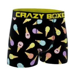 CRAZYBOXER SpongeBob Ice Cream Men's Boxer Briefs -Crazyboxer Sales Store CBSPB0104ICEC 3