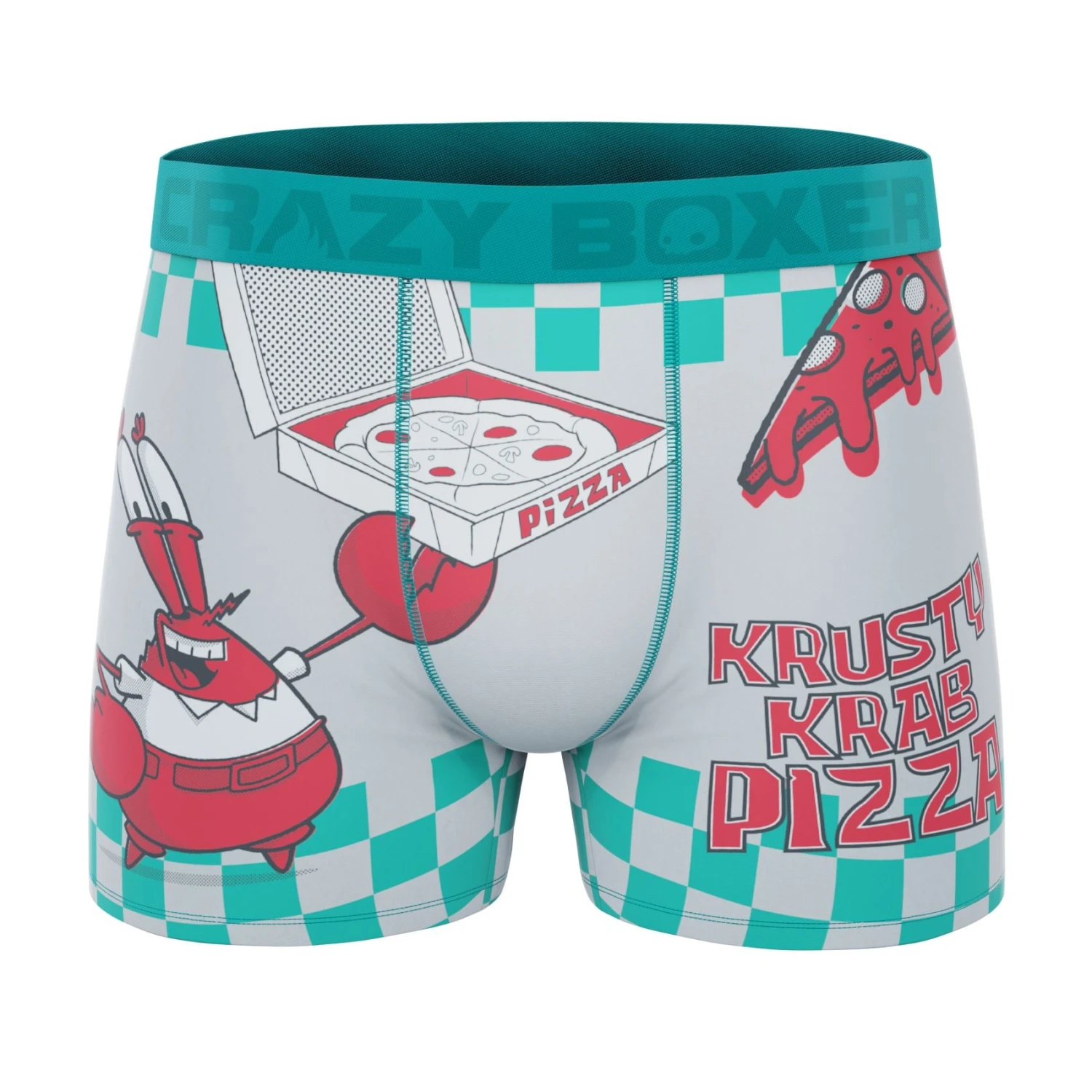 CRAZYBOXER SpongeBob Krusty Krab Pizza Men's Boxer Briefs 3 CRAZYBOXER SpongeBob Krusty Krab Pizza Men's Boxer Briefs
